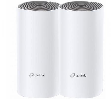 Router Mesh Tp-Link Deco E4 AC1200 WIFI 5 Dual Band Low Latency Pack 2