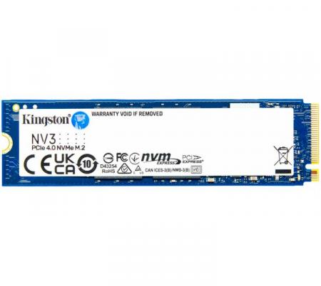 Disco Sólido SSD M.2 Kingston 4TB NV3 6000MB/s NVMe PCI-E Gen4 x4